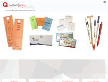 Tablet Screenshot of customforms.com
